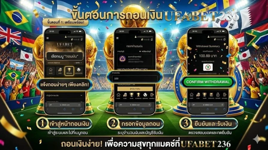 ถอนเงินเว็บแทงบอล