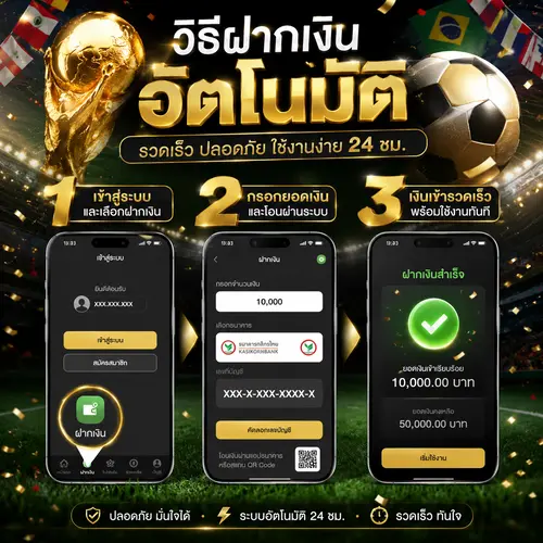 วิธีฝากเงินอัตโนมัติ UFA236