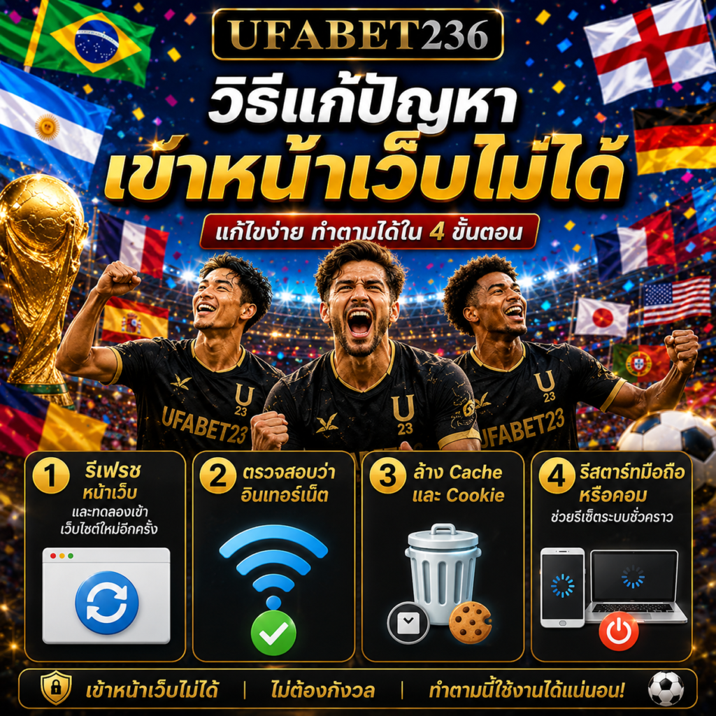 เข้าหน้าเว็บไม่ได้